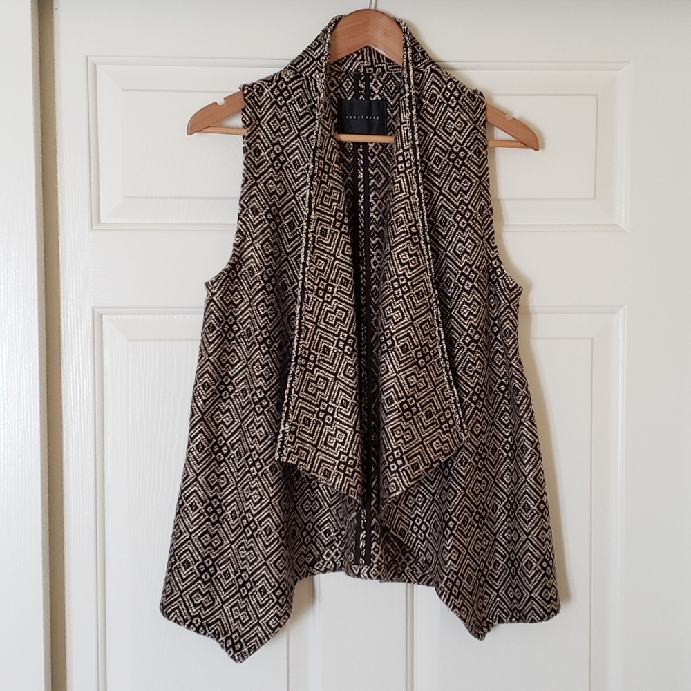 Sanctuary jacquard knit vest SIZE S